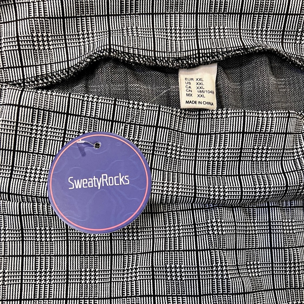 XL Plaid Stretch Pants NWT - Picture 5 of 5